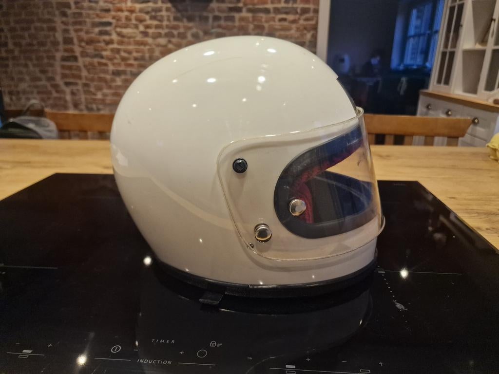 Casque vintage intégral helmet, Motos, S