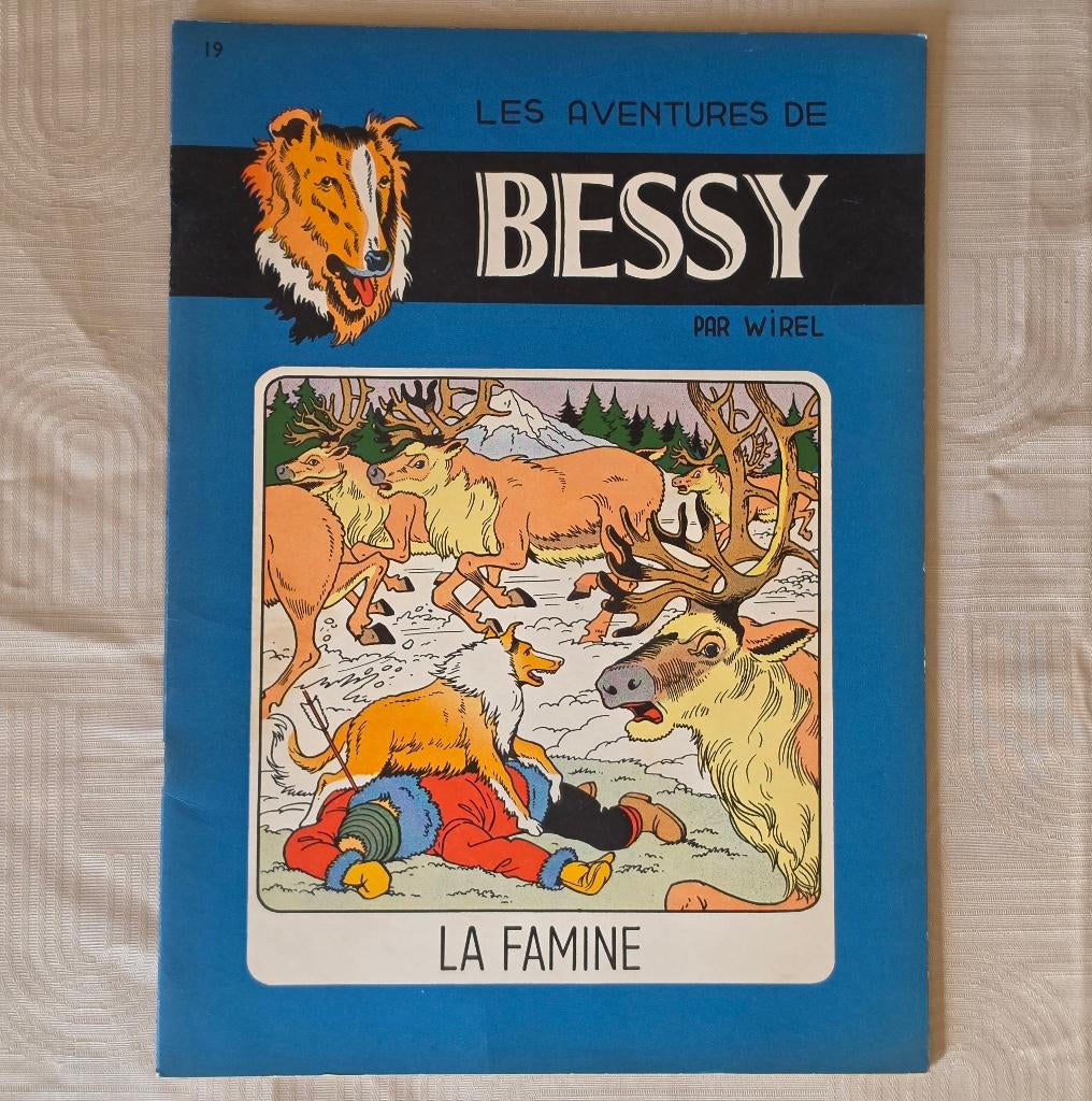 BESSY 19 ( 1 édition / 1e druk ) La Famine 1957, Enlèvement ou Envoi, Wirel (Vandersteen/Verschuere), Une BD, Utilisé