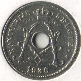 Belgique : 10 cents 1930 VL (2 étoiles) = morin 425 B, Envoi, Monnaie en vrac