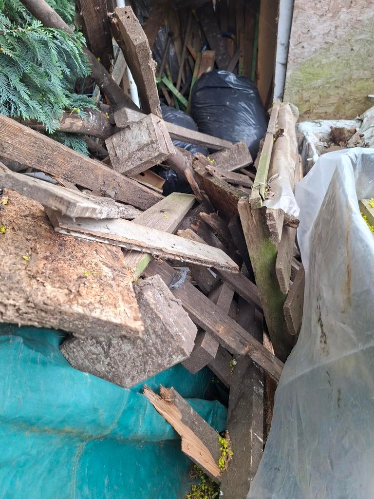 Hout afval gratis, Ophalen
