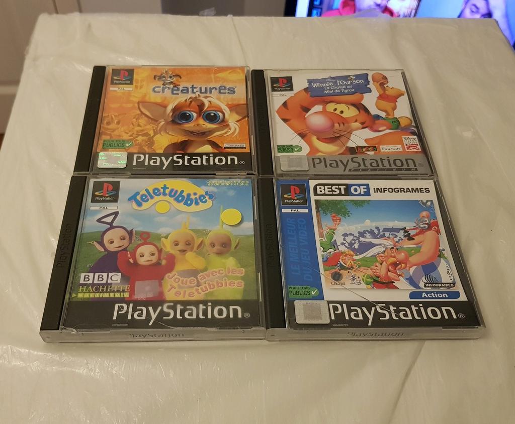 Lot 4 ps1-spellen