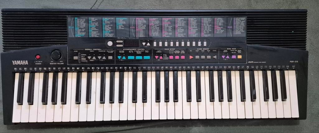 Yamaha PSR 215, 61 toetsenbord, draagbaar elektronisch toets, 61 toetsen, Yamaha, Ophalen of Verzenden, Zo goed als nieuw