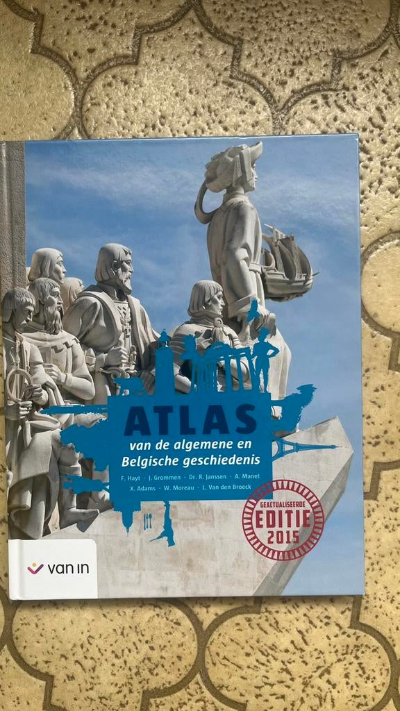 Atlas van de algemene en Belgische geschiedenis, Ophalen of Verzenden, Nederlands