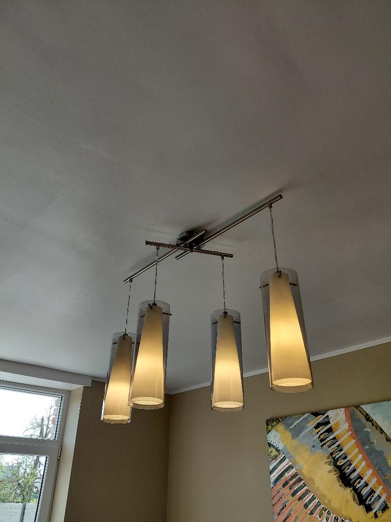 Lustre, Enlèvement, Utilisé, Verre, Moderne