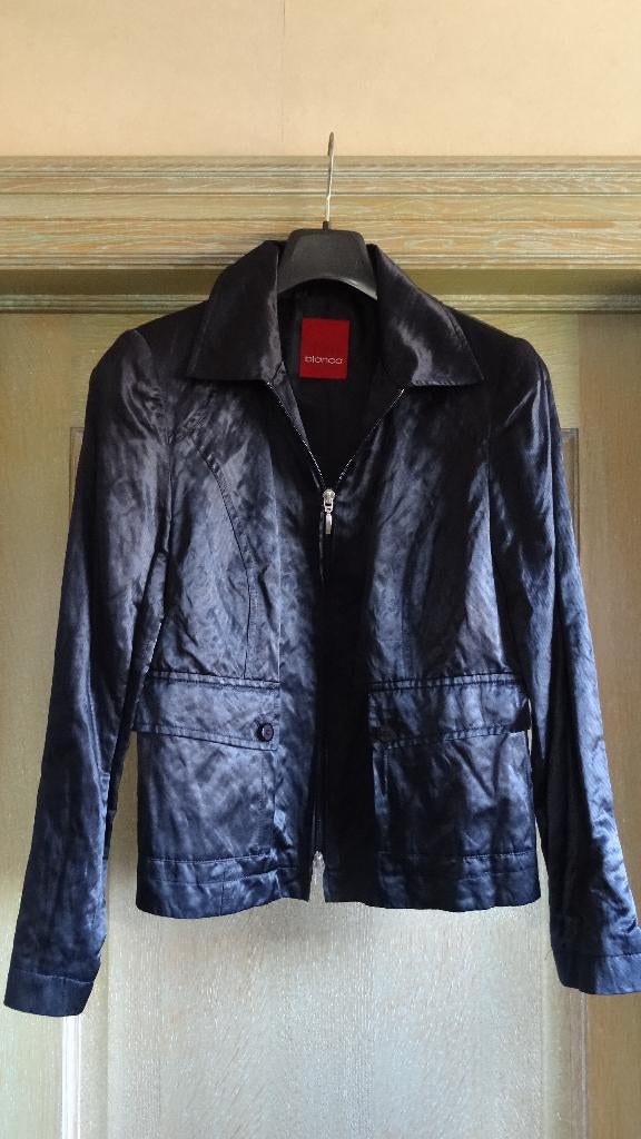 VESTE « BIANCA », Enlèvement ou Envoi, Comme neuf, Bleu, Taille 38/40 (M)