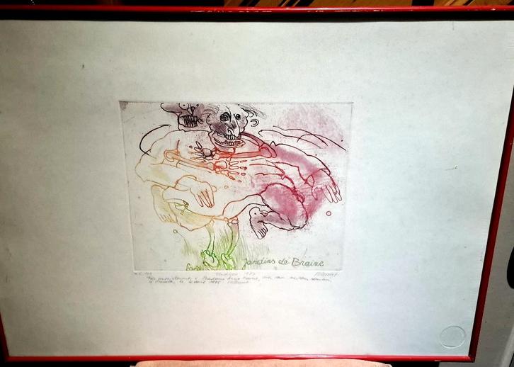 Roger Dewint    Tendresse 1987  H.C. 1/1, Antiek en Kunst, Kunst | Schilderijen | Modern, Ophalen of Verzenden