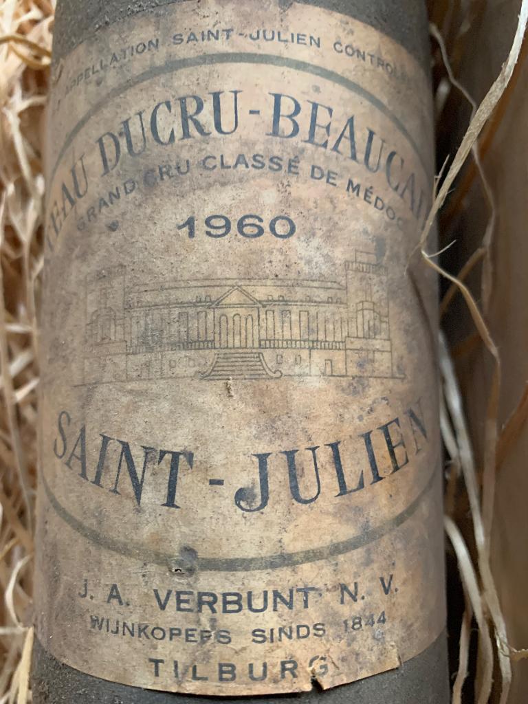 Vin de Saint-Julien 1960, Collections, Vins, Enlèvement ou Envoi, Pleine, Vin rouge, France