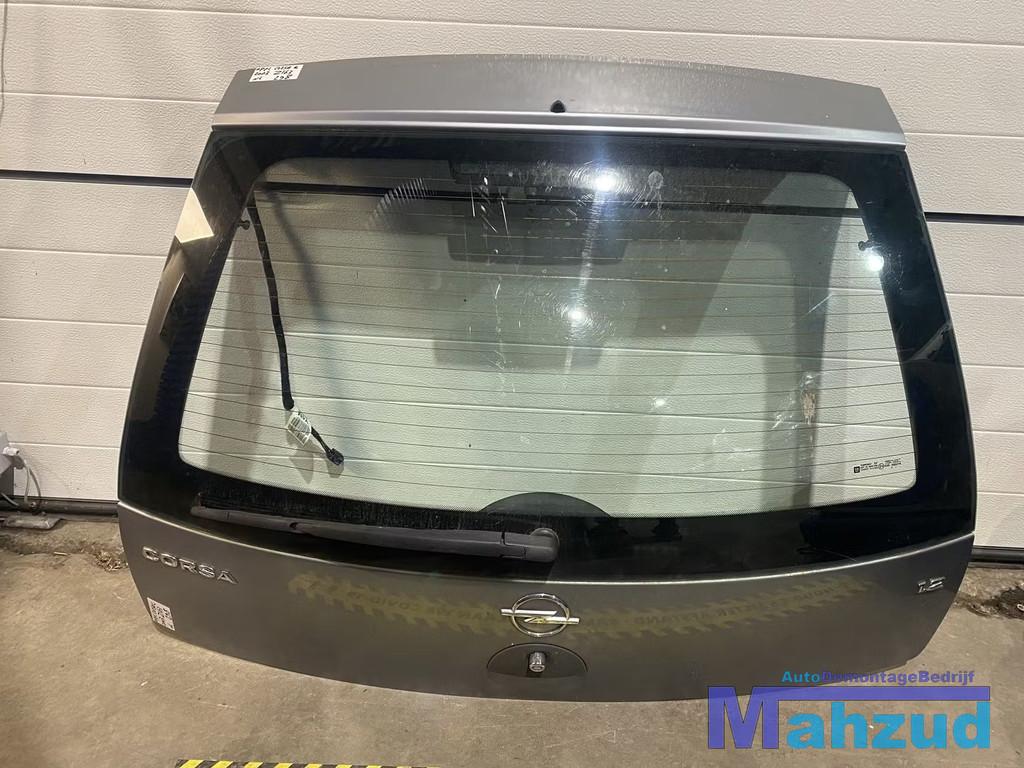OPEL CORSA C Grijs Z163 ACHTERKLEP Achterdeur 2000-2006, Arrière, Opel Automobile GmbH, Porte, Opel
