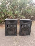Complete PA set: 2 speakers + versterker/mixer, Ophalen, Gebruikt, Overige merken