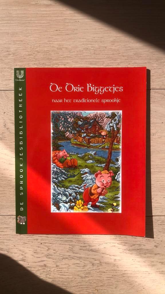 Boek; de drie biggetjes., Livres, Contes & Fables, Comme neuf, Enlèvement