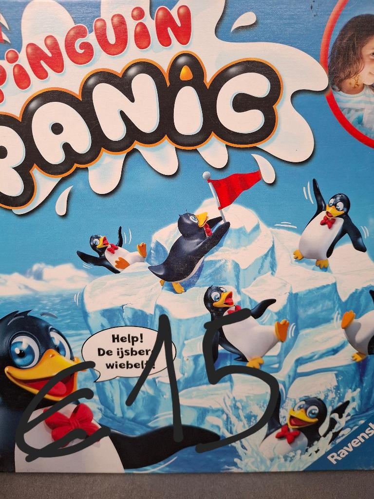 Gezelschapsspel - Pinguin Panic, Kinderen en Baby's, Speelgoed | Overig, Gebruikt, Ophalen