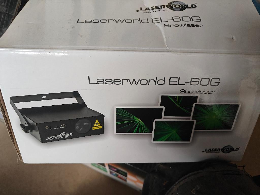 Disco lichten, Muziek en Instrumenten, Licht en Laser, Zo goed als nieuw, Laser, Geluidgestuurd, Kleur, Stroboscoopeffect, Ophalen