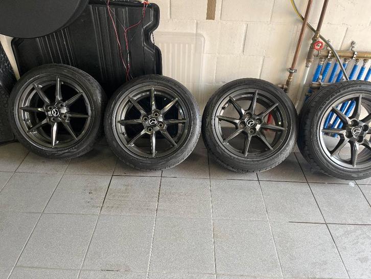 Jantes 16 pouces + pneus d'origine Mazda MX-5, Autos : Pièces & Accessoires, Pneus & Jantes, Pneu(s), Pneus été, 16 pouces, 195 mm