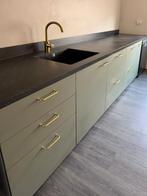 Ikea rechte keuken 335 cm + aparte kast van 90 cm. Heel mooi, Ophalen, Zo goed als nieuw, Groen