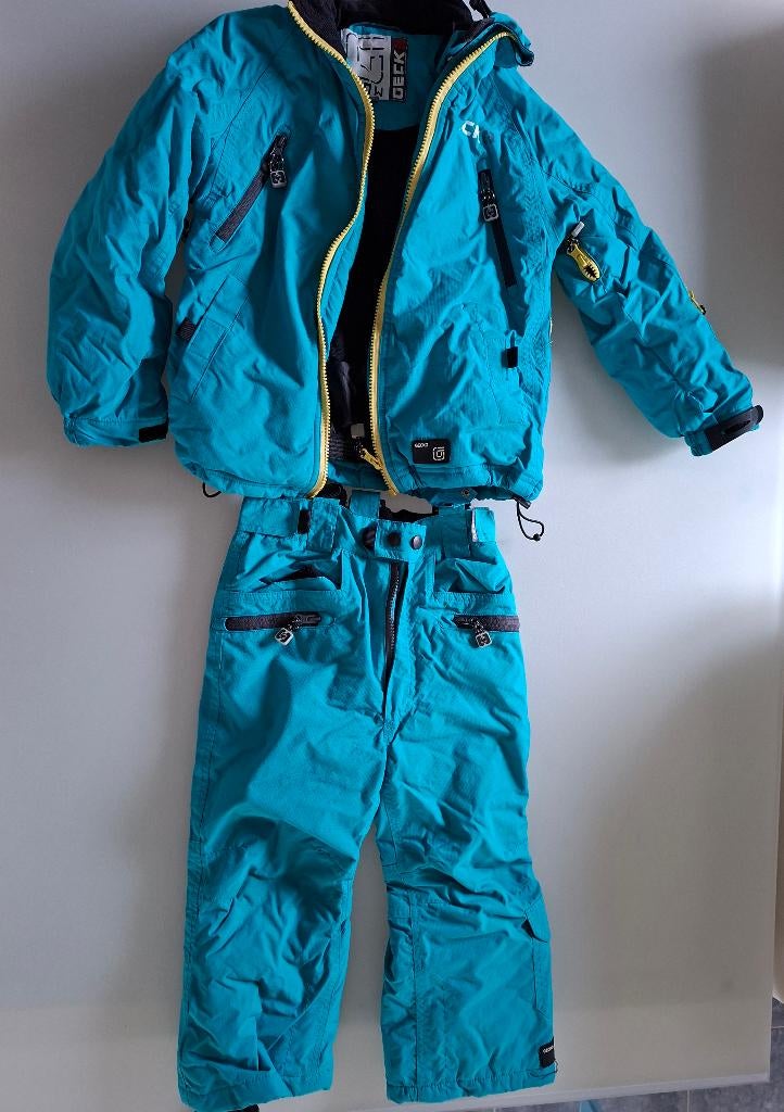 Kinderskipak Gecko turquoise, Kinderen en Baby's, Kinderkleding | Overige, Ophalen, Zo goed als nieuw, Gecko Snow, Jongen of Meisje