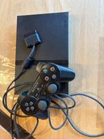 Playstation 2, Games en Spelcomputers, Ophalen, Gebruikt, Zwart, Met 2 controllers