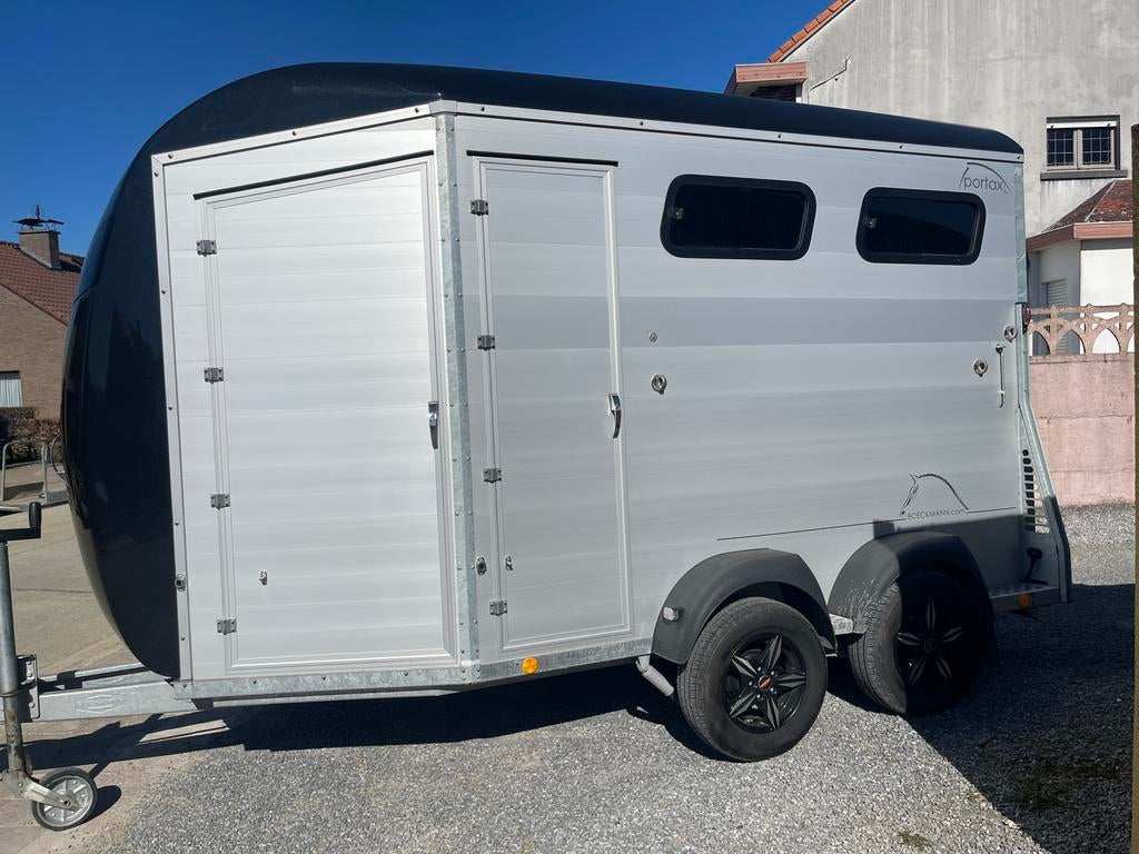 Bockmann portax LSR in nieuw staat 11/2024, Ophalen, Zo goed als nieuw, Aluminium, 2-paards trailer
