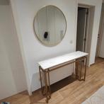 Table Console Avec miroir, 100 à 150 cm, Luxe, Comme neuf, Enlèvement