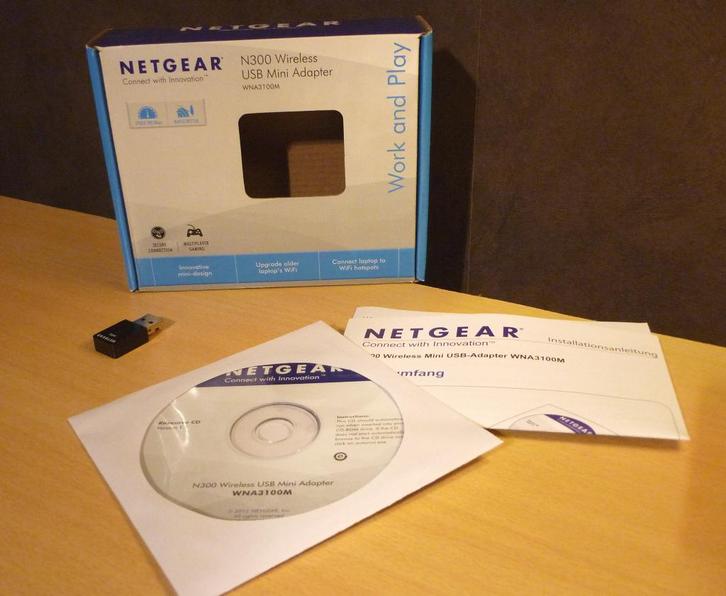 Internet Wifi Draadloze netwerkadapter N300 USB Netgear, Computers en Software, Accesspoints, Ophalen of Verzenden