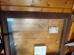 Houten raam dubbel glas Merantihout NIEUW, Ophalen, Gevelraam of Ruit, 80 tot 120 cm, 120 tot 160 cm