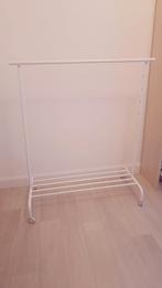 Wit kledingrek, 2 stuks (mag apart), Kleding | Dames, Ophalen, Met wielen, Gebruikt