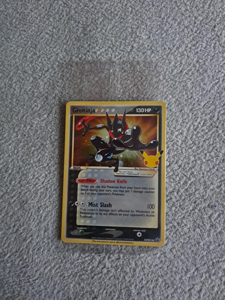 Greninja Goldstar celebrations (Foil), Enlèvement, Neuf, Cartes en vrac, Foil