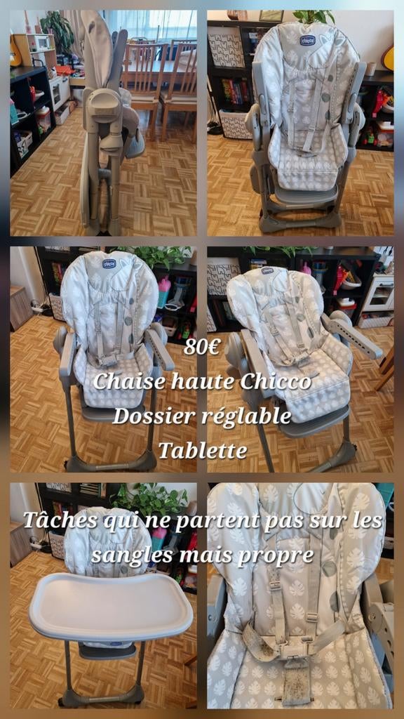 Chaise haute, Enlèvement