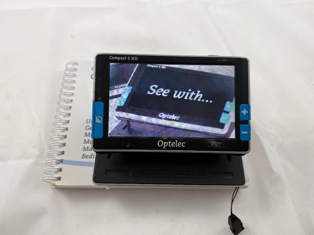 Optelec Elektronische loep, Hobby & Loisirs créatifs, Loupes & Lampes loupes, Comme neuf, Loupe, Enlèvement ou Envoi