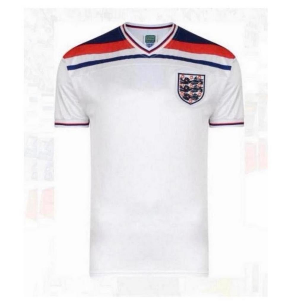 T-shirt à domicile de la COUPE DU MONDE RETRO ENGLAND 1982, Enlèvement ou Envoi, Neuf, Maillot
