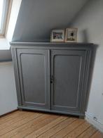 Grijze hoekkast, Huis en Inrichting, Ophalen, Gebruikt, 100 tot 150 cm, 100 tot 150 cm