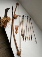 Arc avec flèches, lance et machette du Congo, Antiquités & Art, Enlèvement