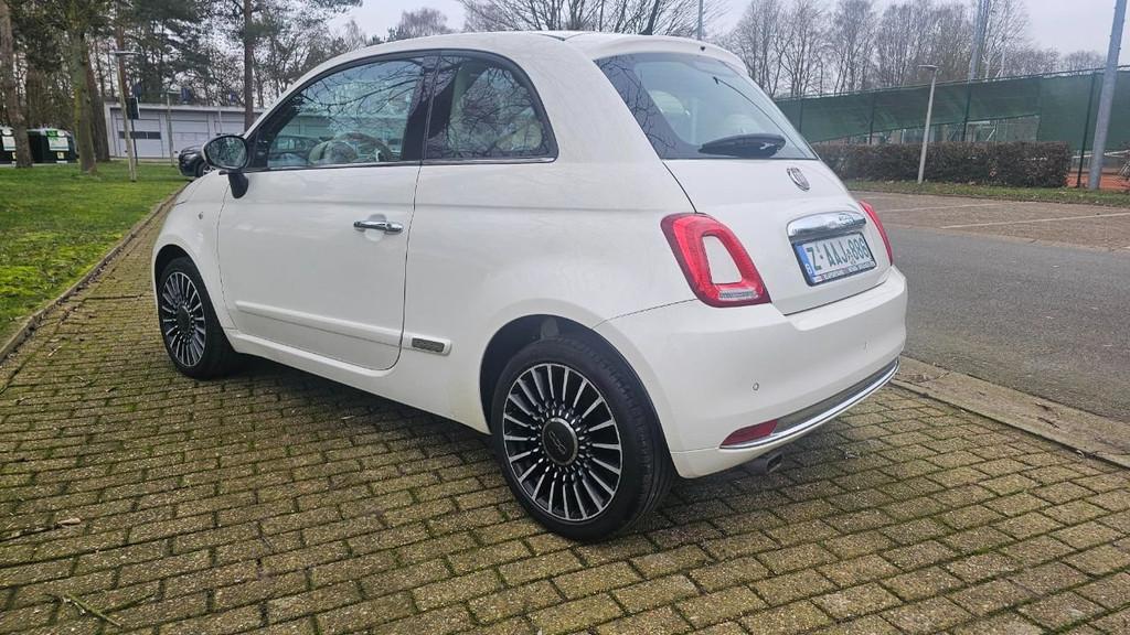 Fiat 500 Lounge (bj 2016), Auto's, 4 zetels, Stof, Gebruikt, Wit