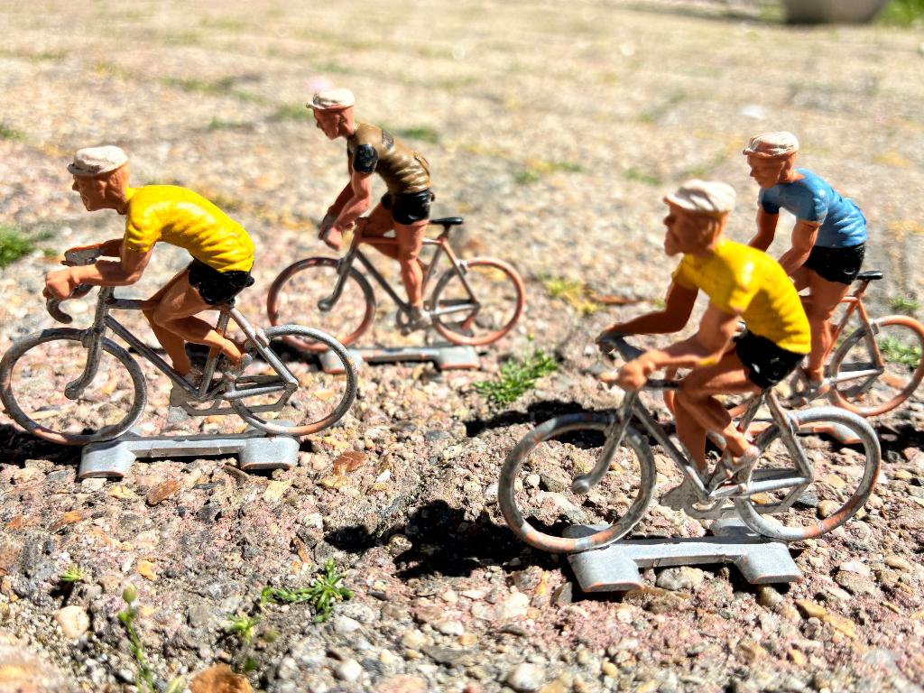 8 wielrenners vintage, Ophalen of Verzenden