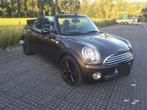 Mini Cooper Cabrio – 1.6 Benzine – 145.000 km – Bruin, Auto's, Voorwielaandrijving, 4 zetels, 4 cilinders, Parkeersensor