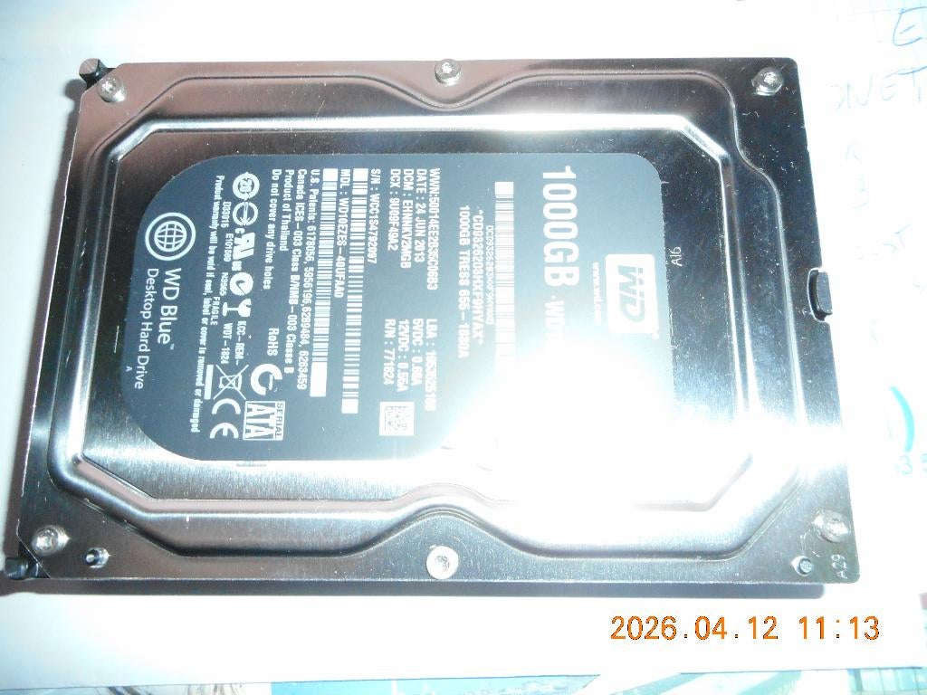 WD 3.5inch Hdd Sata, Computers en Software, Harde schijven, Intern, Gebruikt, Ophalen of Verzenden, 3.5 inch