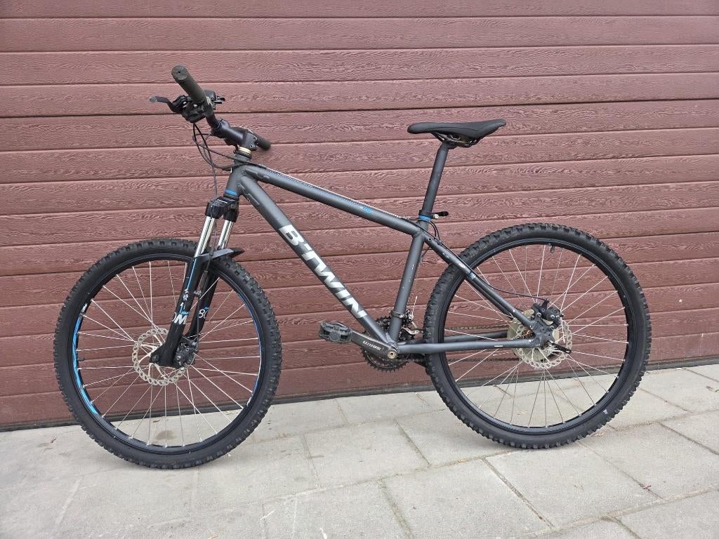 VTT B’TWIN Rockrider 500 — prêt à rouler, Vélos & Vélomoteurs, Moins de 45 cm, Enlèvement, Utilisé, Autres marques