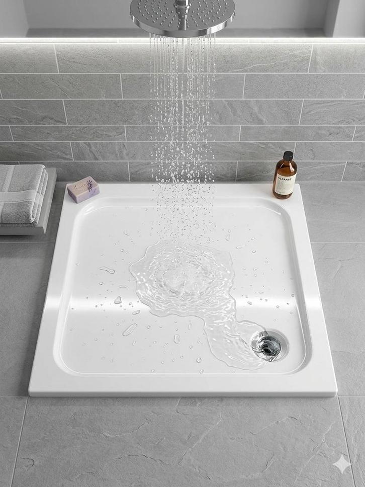 Receveur de douche- 80cm  80 cm /13 cm, Bricolage & Construction, Sanitaire, Neuf, Douche, Enlèvement ou Envoi