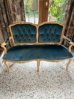 klassiek bankje in Louis XV-stijl,, Ophalen, Gebruikt, Tweepersoons