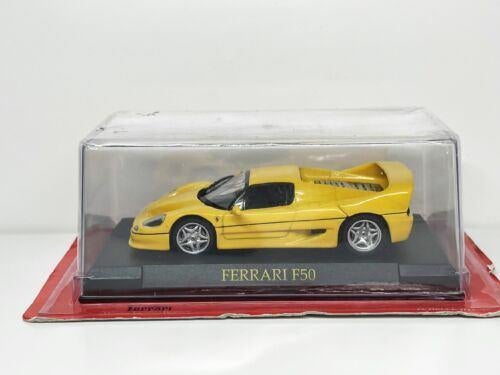 FERRARI F-50 1995 Yellow 1/43 IXO U.H. Neuve+Boitier+Blister, Hobby & Loisirs créatifs, Voitures miniatures | 1:43, Enlèvement ou Envoi