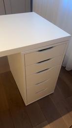 Bureau met ladenkast ikea alex, Enlèvement, Comme neuf