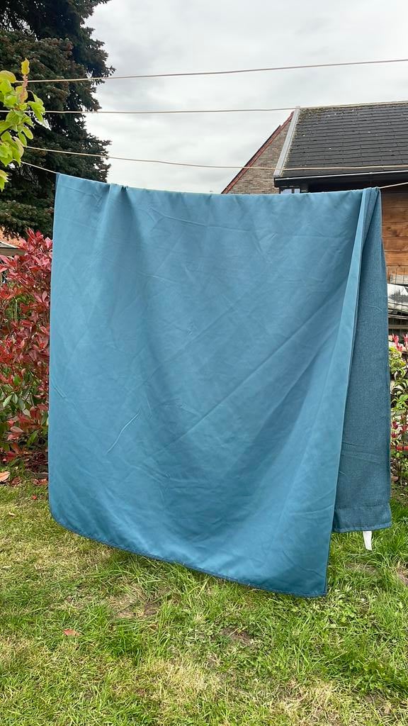 IKEA ANNAKASJA gordijn blauw 145x300cm, Huis en Inrichting, Stoffering | Gordijnen en Lamellen, Ophalen, 100 tot 150 cm, Zo goed als nieuw