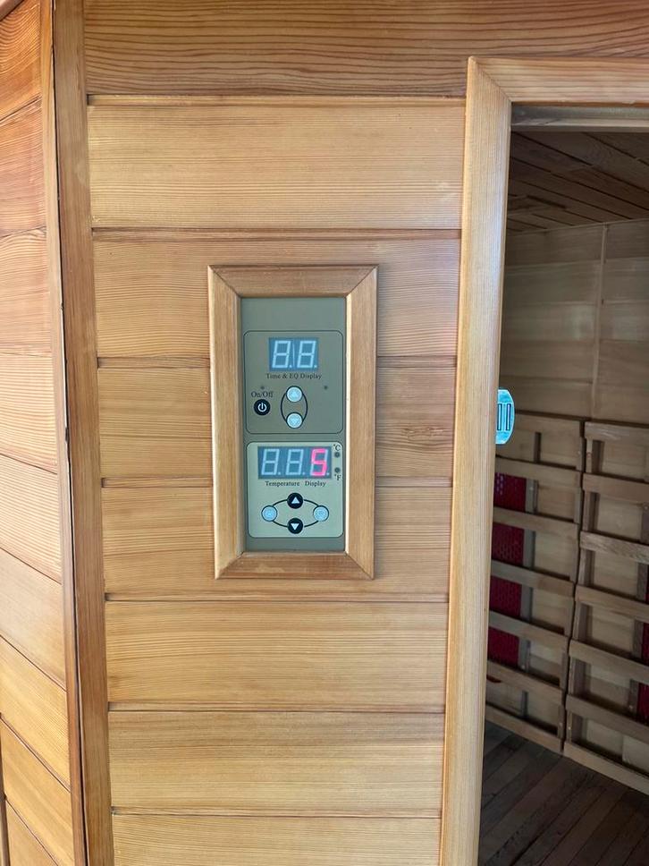 Infraroodsauna 180x140cm, Sport en Fitness, Sauna, Gebruikt, Infrarood, Ophalen