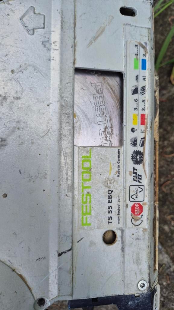 Festool invalcirkelzaagmachine - TS 55 FEBQ-, Doe-het-zelf en Bouw, Gereedschap | Zaagmachines, Ophalen, Gebruikt, 1200 watt of meer