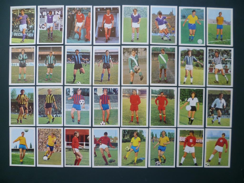 Voetbal Vanderhout 1971-72 Football prentjes images chromos, Collections, Collections Autre, Utilisé, Enlèvement ou Envoi