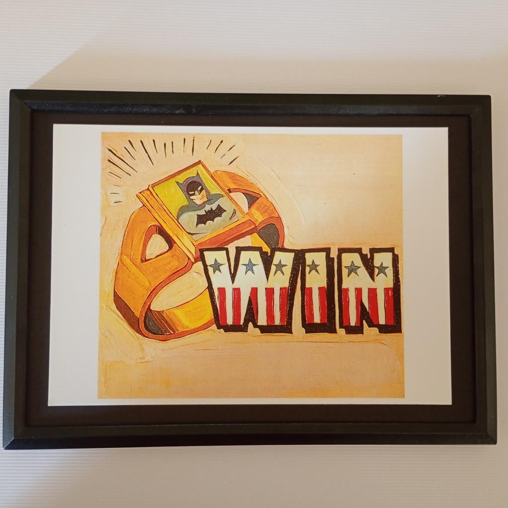 Pop Art Mel.Ramos Win, Antiek en Kunst, Kunst | Litho's en Zeefdrukken, Ophalen of Verzenden