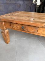Salontafel in hardhout, Huis en Inrichting, Ophalen, Gebruikt, 100 tot 150 cm, 50 tot 100 cm