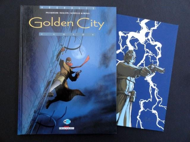 Golden City T4 + XL- Goldy - Malfin - EO2002 - Delcourt, Livres, BD, Envoi