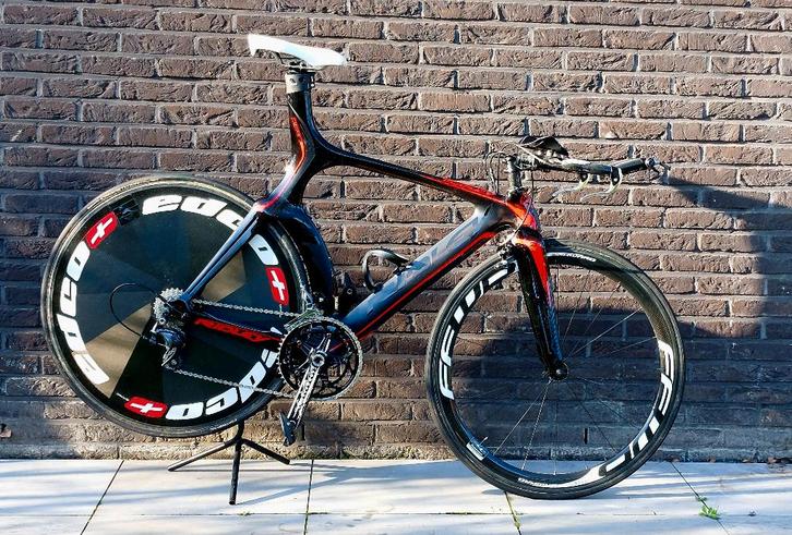 tijdritfiets  Ridley en wielenset, Fietsen en Brommers, Fietsen | Racefietsen, Gebruikt, Heren, Overige merken, 15 tot 20 versnellingen