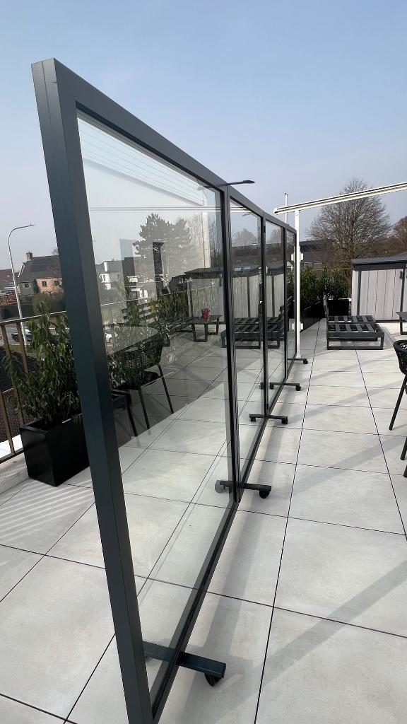 MOBIEL WINDSCHEM, Caravans en Kamperen, Windschermen, Zo goed als nieuw, Uittrekbaar, Ophalen