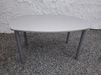 mooie grijze tafel 90cm x 140cm, Ophalen, Zo goed als nieuw